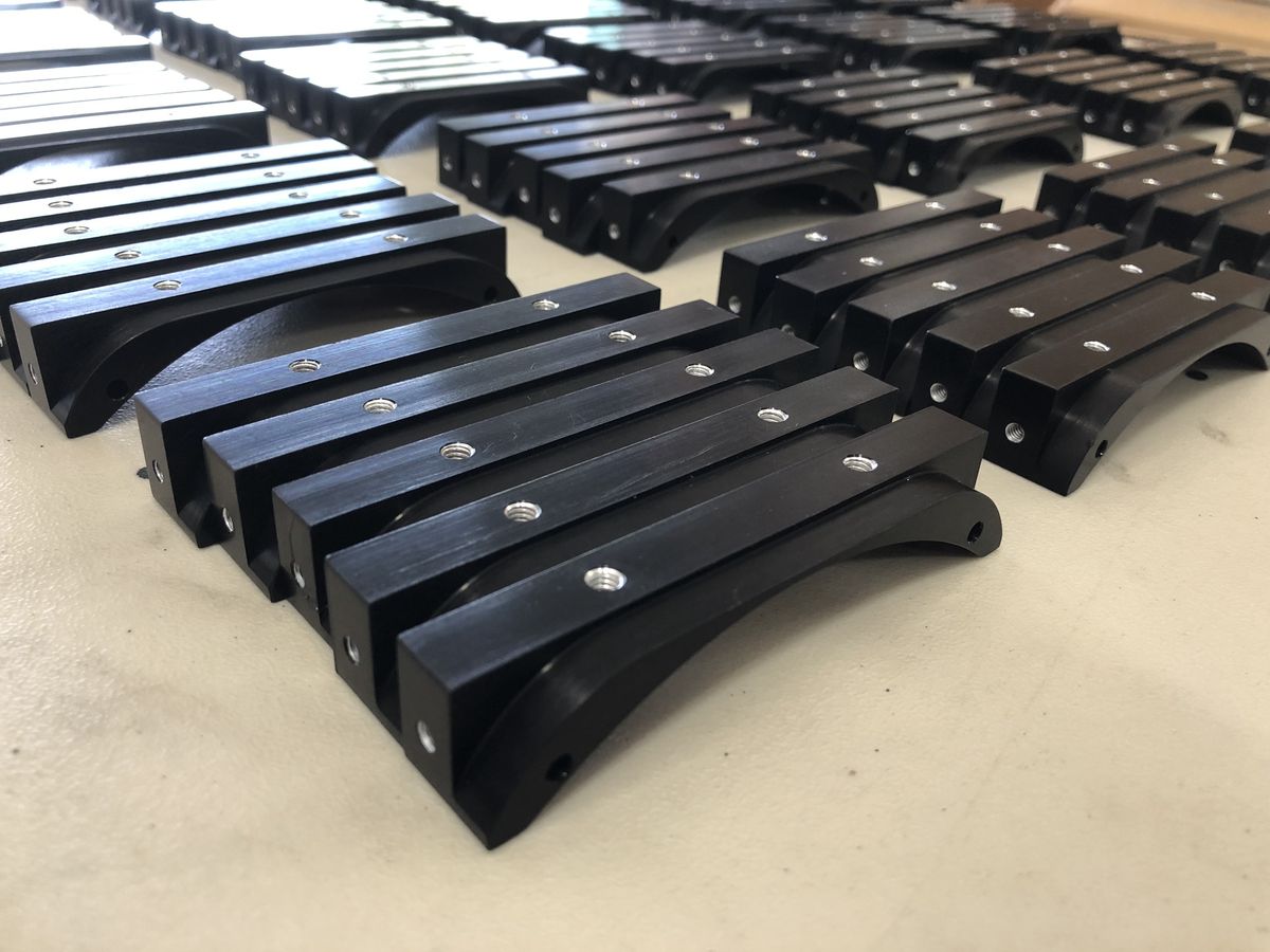 Precision CNC machined assembly by Rigid Concepts